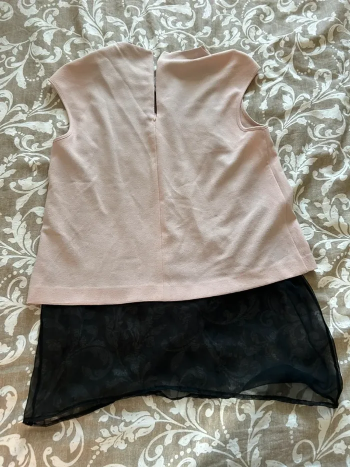 Blouse cop copine rose noir taille 38 - photo numéro 2