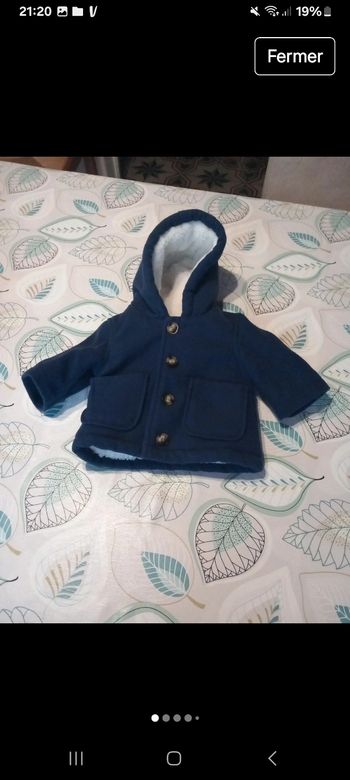 Blouson chaud doux molletonné 