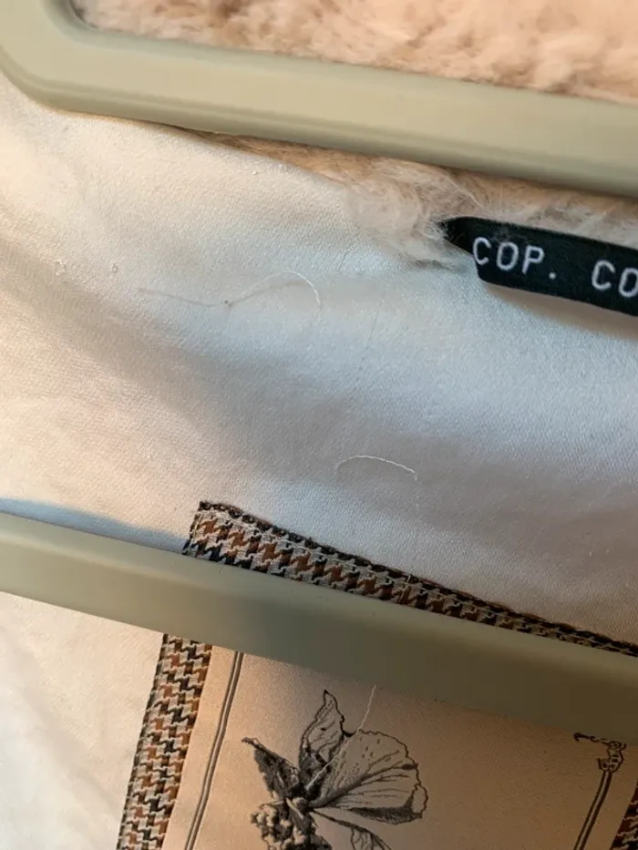 Veste en polaire peluche beige Cop. Copine - photo numéro 5