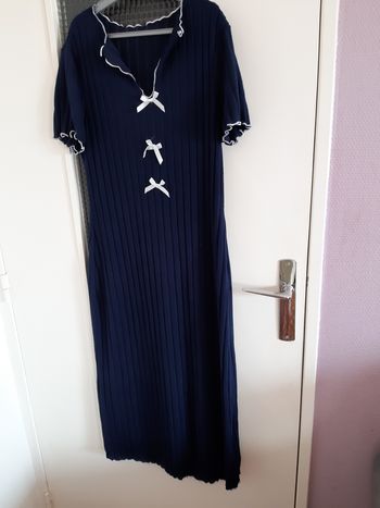 Chemise de nuit marine 