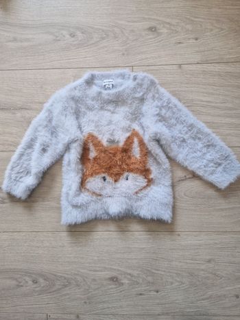 Pull en fourrure bébé Pat et Ripaton 12 mois