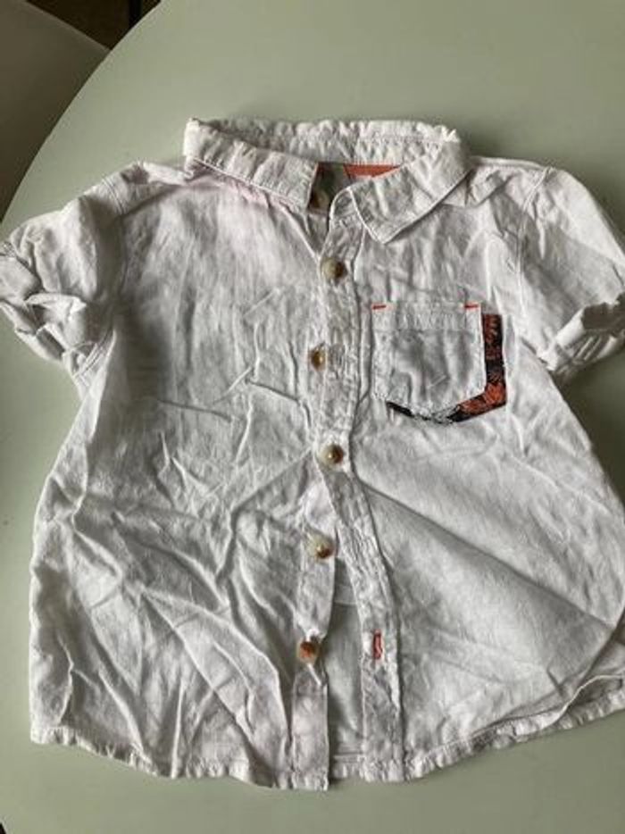 Ensemble garçon pantacourt et chemise 18 mois - photo numéro 3