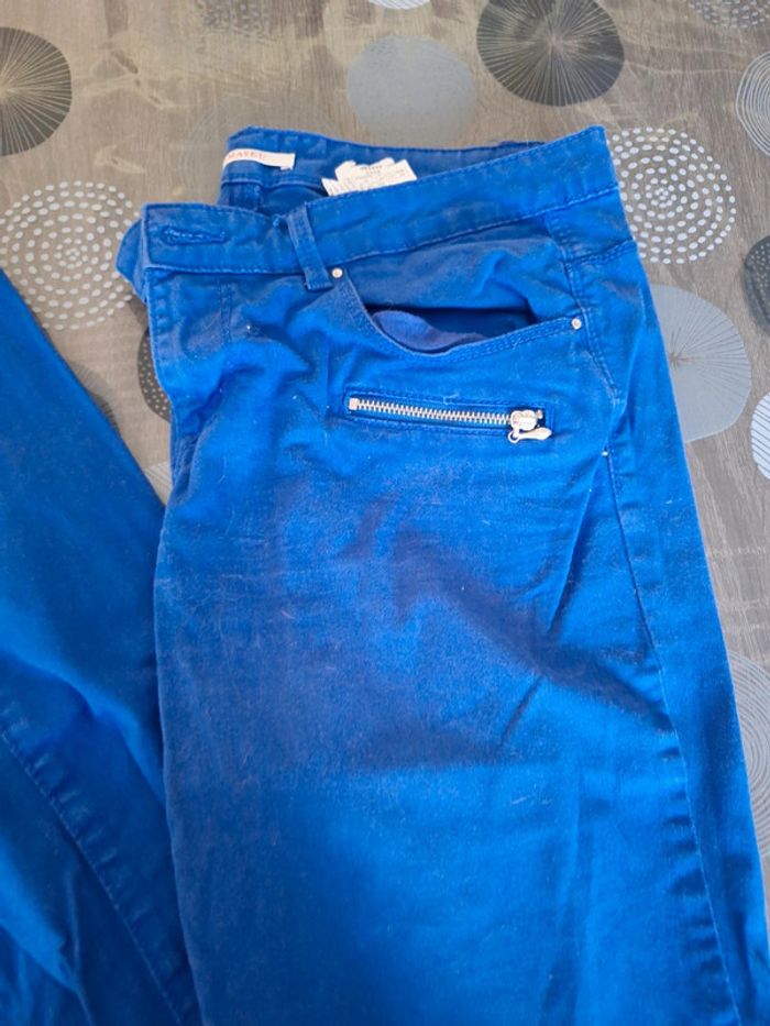 Pantalon camaïeu bleu - photo numéro 2
