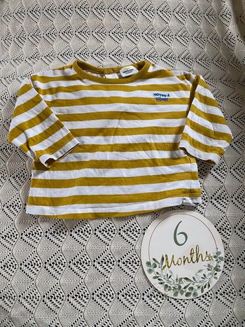 T-shirt manches longues 6 mois