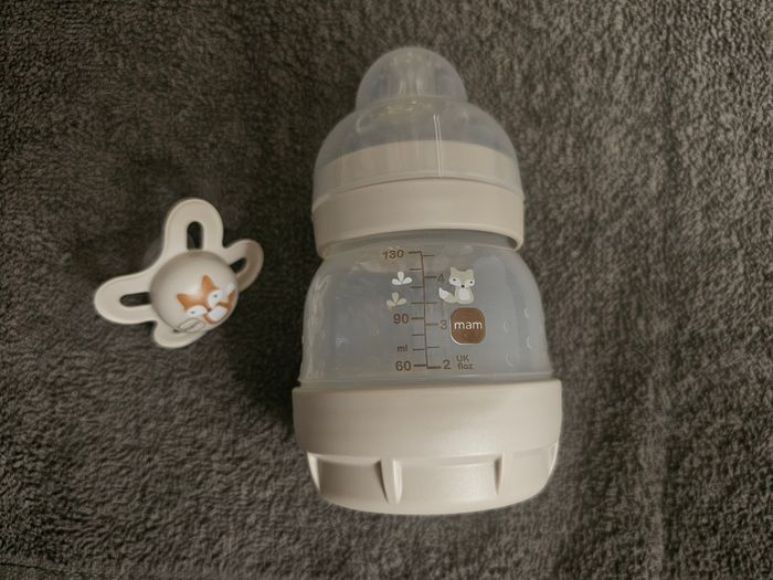 Bibron MAM anti colique 0m (130ml) + sa tétine