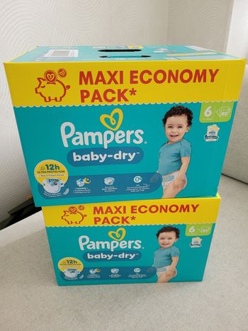 Couche pampers taille 6