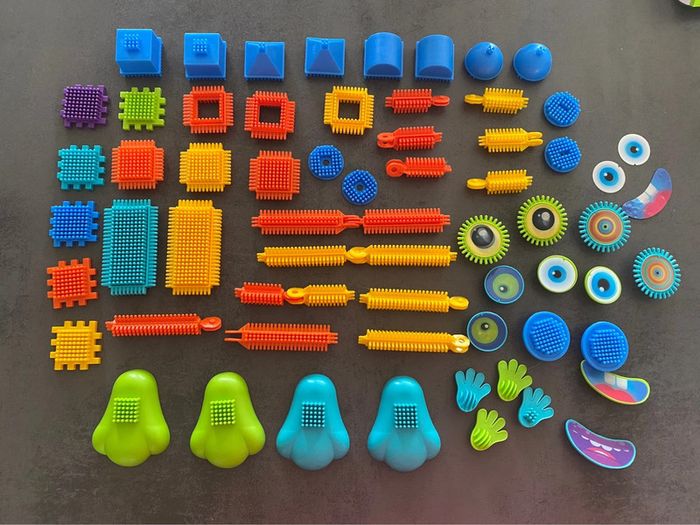 Coffret de 60 blocs de construction Baby Smile Monster Bloko - photo numéro 4
