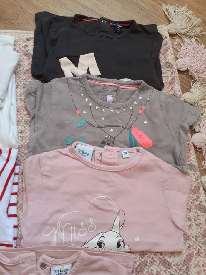 Lots de maillots manches longues 12 mois - photo numéro 5
