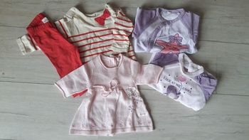 Lot fille mi saison hiver 1 mois