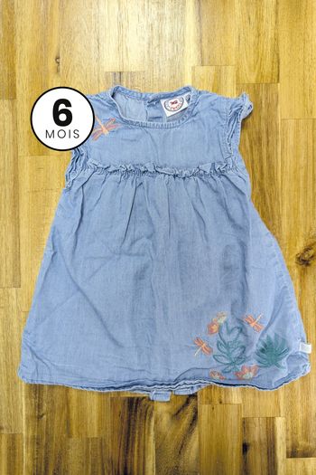 Robe en Jeans - bébé fille 6 mois