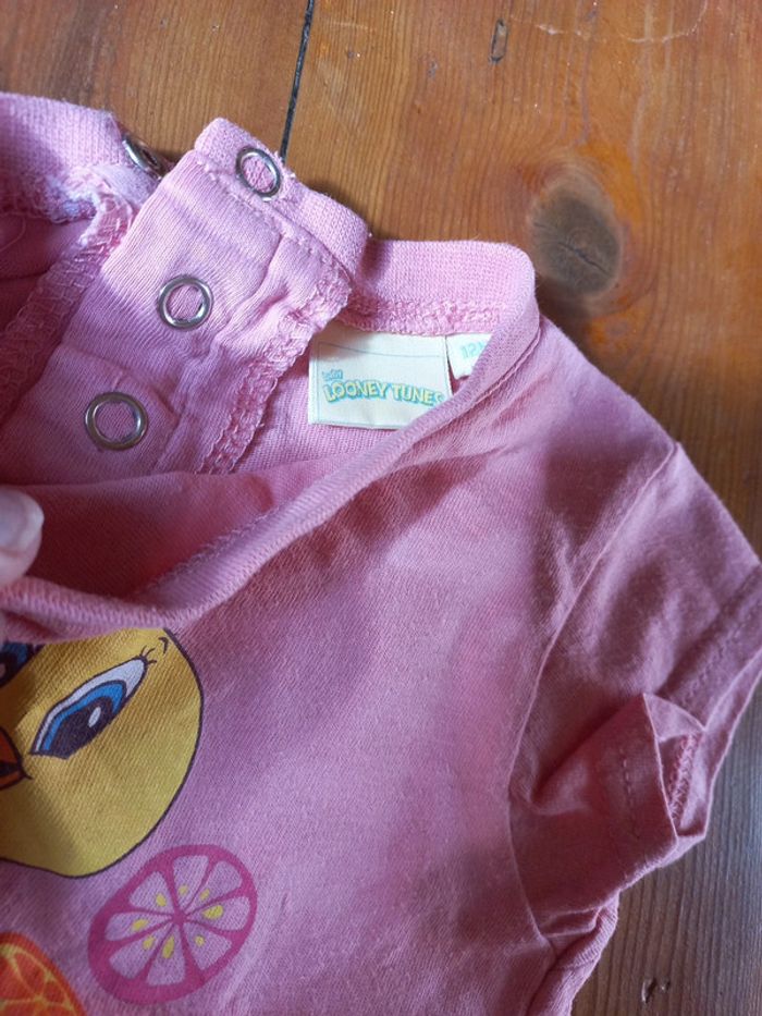 T-shirt Baby Titi en coton de 9 à 12 mois Warner Bros. - photo numéro 3