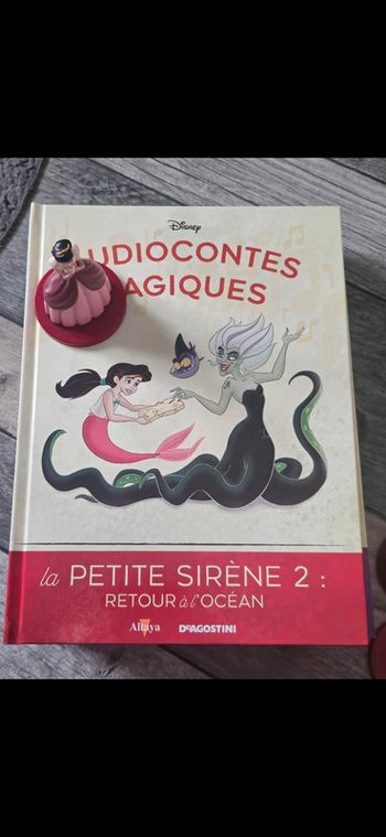 Livre et figurine 95 des audiocontes Magiques altaya audio 95 conte audio compte disney