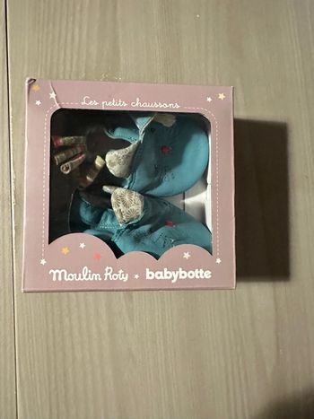 Chaussons cuir moulin Roty