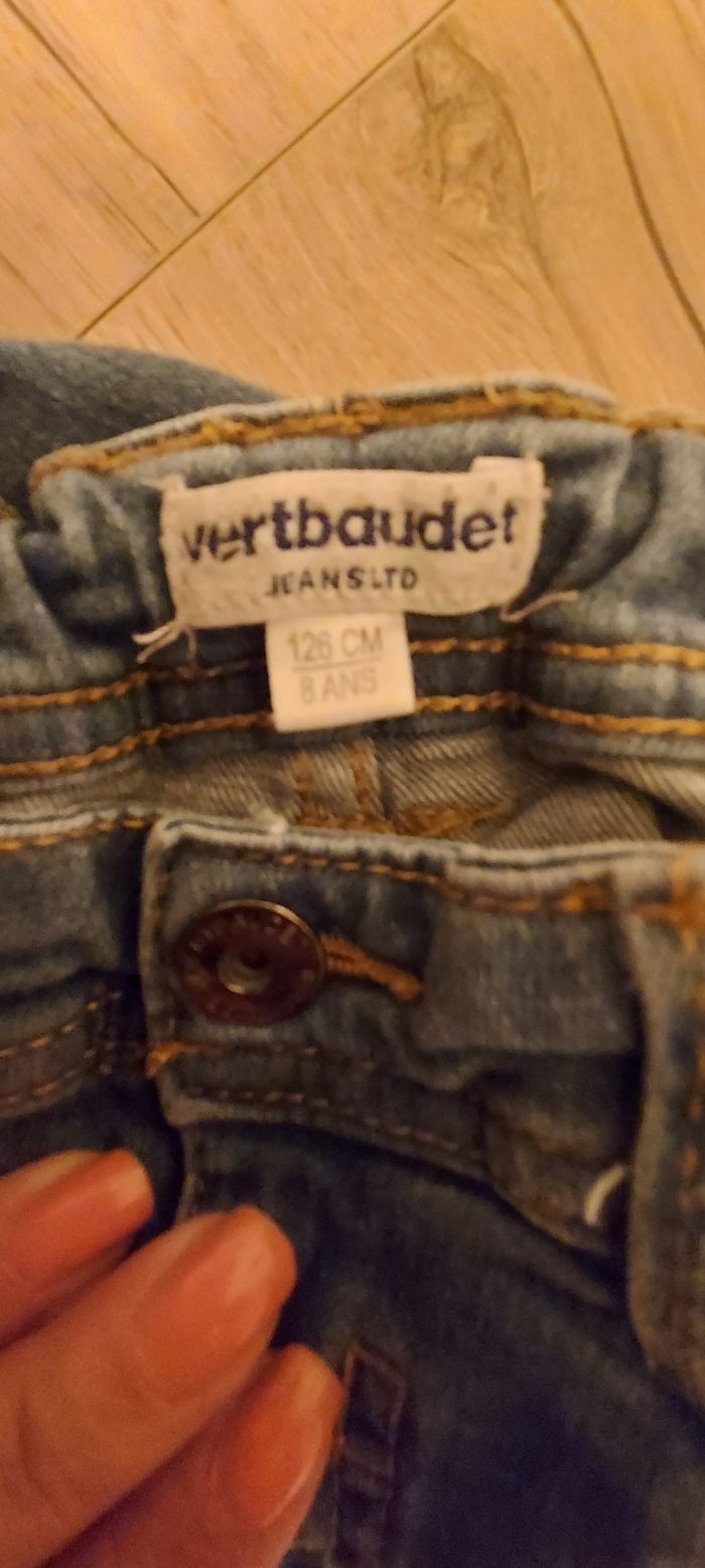 2 jeans slim 7/8ans - photo numéro 3