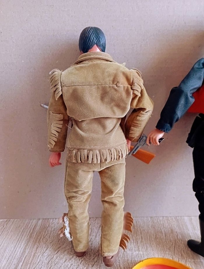 2 figurines Lone Rangers vintage - photo numéro 3