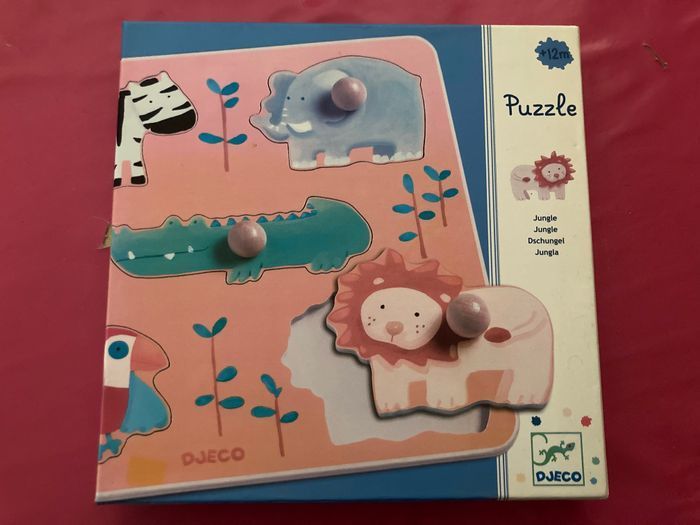 Puzzle encastrement la jungle djeco