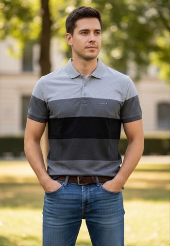 Polo Mise au Green rayé L