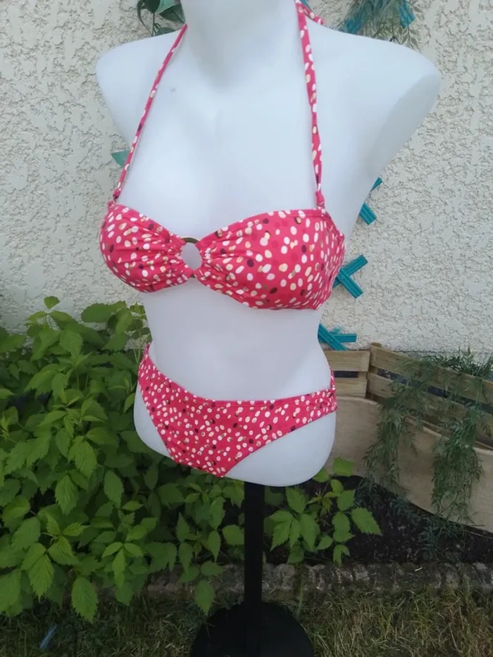 maillot de bain avec coussinets rembourrés amovibles - taille 36 - polyester - photo numéro 2
