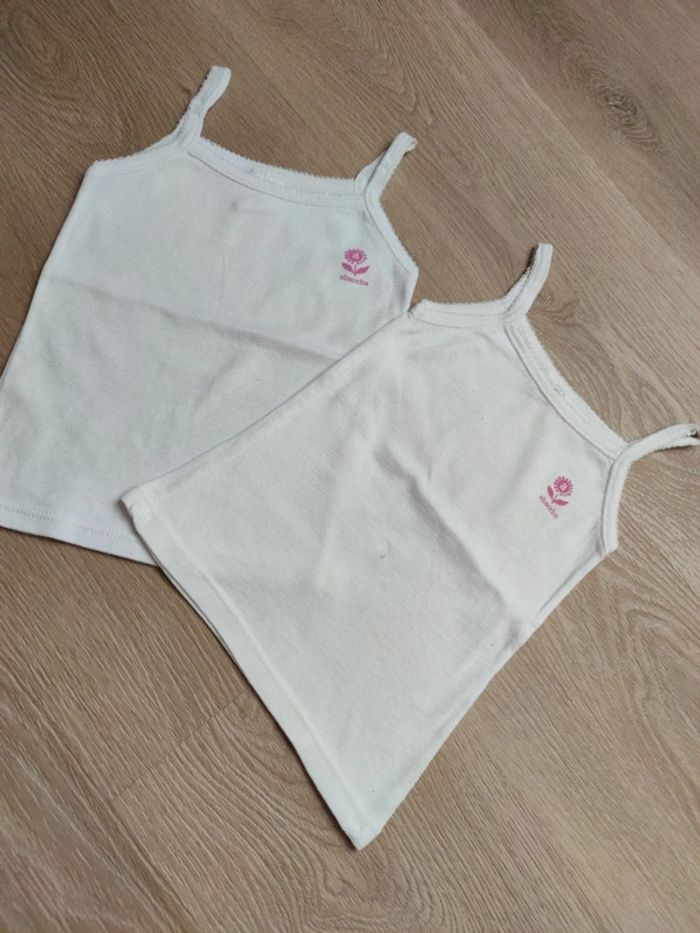 Maillots de corps fille 3 ans