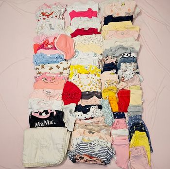 Lot de +70 vêtements bébé 0-3 mois
