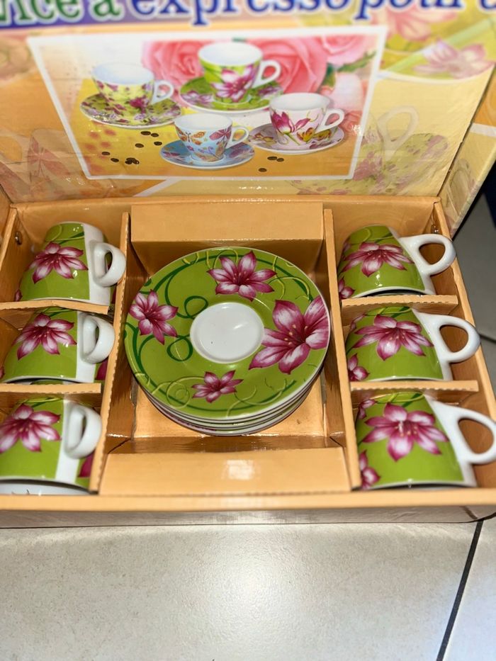 Service à expresso pour 6 personnes