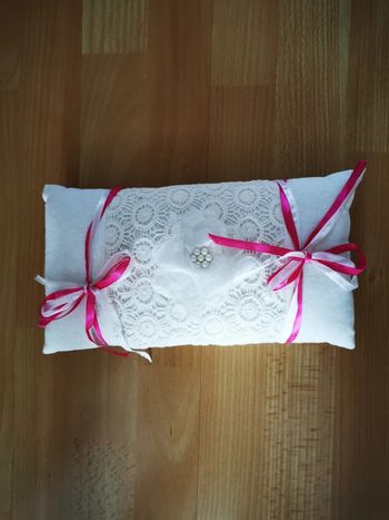Coussin pour alliance mariage