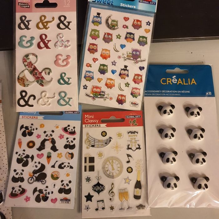 Lot planches de stickers - photo numéro 3