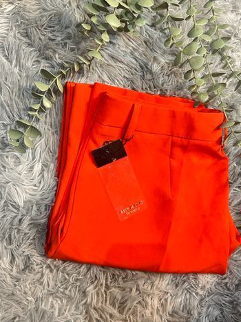 Pantalon  tailleur orange - S