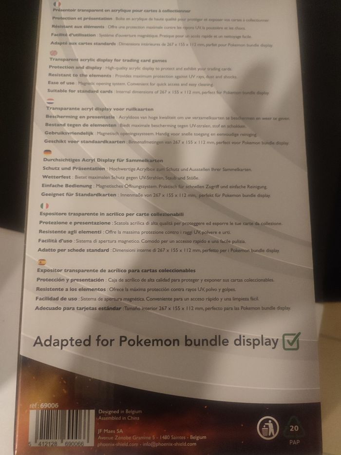 Case protection acrylique display bundle phoenix - photo numéro 2