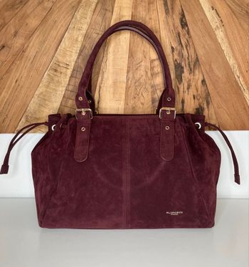 Sac à main bordeau