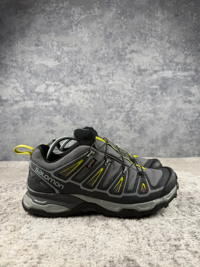 Salomon X Ultra 2 Gore-Tex - Black & Grey & Yellow - photo numéro 3