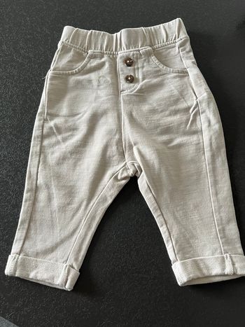 Pantalon léger beige 6mois tape à l’œil