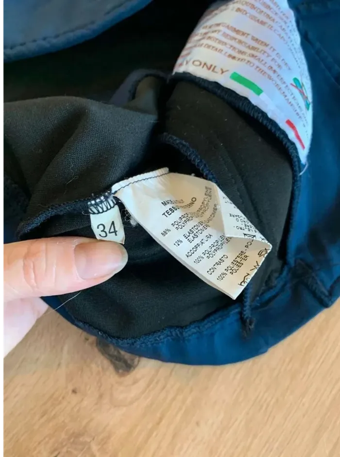 Veste  de Concours d’Équitation  Animo, Bleu  Marine, Taille  34 / XS,  Made in  Italy - photo numéro 8