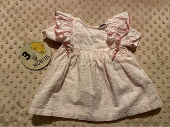 Robe rose taille 3 mois