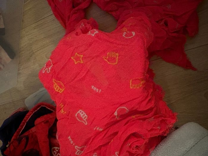 Foulard rose 3/5 ans - photo numéro 2