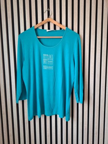 Haut turquois Christine Laure T 42/44