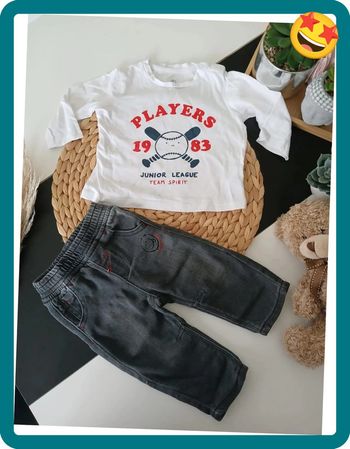 Ensemble bébé garçon Taille 9 mois🌿🦊