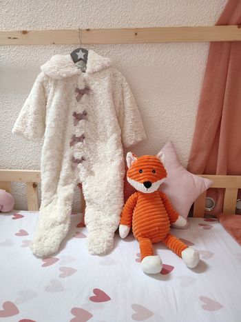 Combi pilote - Crème - 9/12 mois - Très bon état - Teddy boom