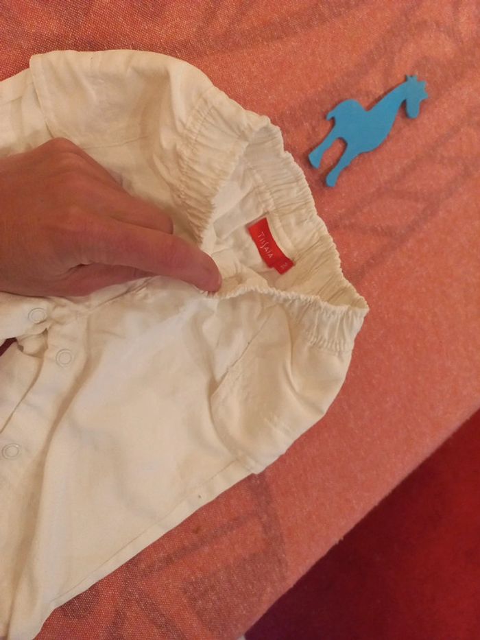 Beau short mixte doublé ouverture change 3 a 6 mois - photo numéro 3