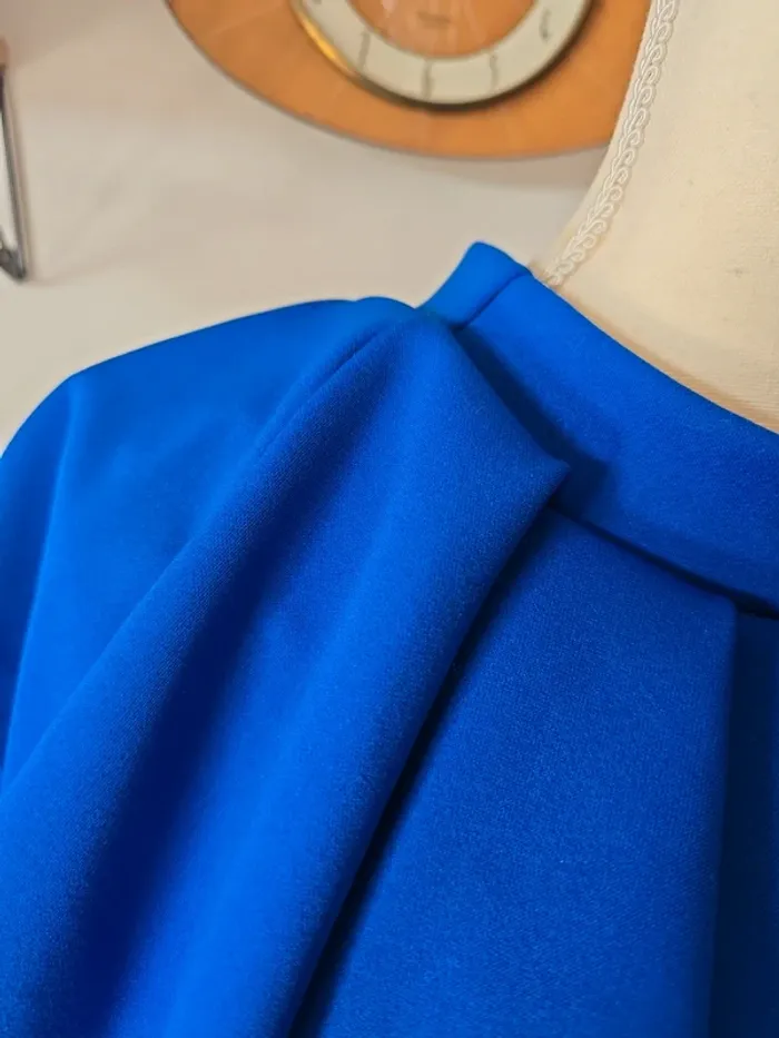 Robe cocktail bleu - photo numéro 4