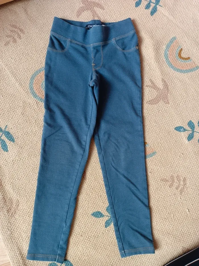Jegging bleu Okaïdi 5 ans