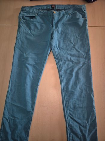 Jean turquoise
