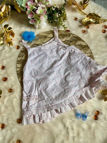 🩷Robe à fines bretelles rose Sucre d’Orge - 9 mois  TBE 🌸