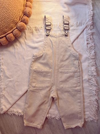 Salopette Zara de nom beige unisexe mixte 86