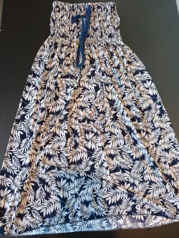 Magnifique robe bustier floral L