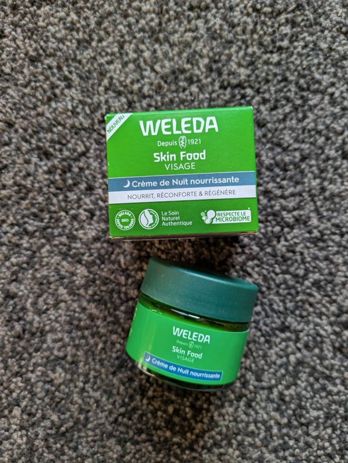 Crème nuit nourrissante visage Weleda skin food