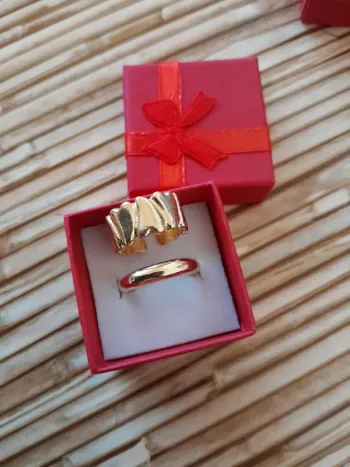 Lot de 2 Bagues, style Bohème, réglables, pour doigts fins