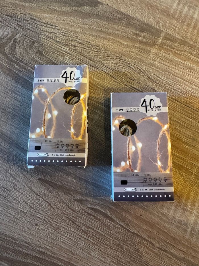 Guirlande led en jute