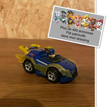 Véhicule True Métal mighty pups de Chase de la Pat Patrouille