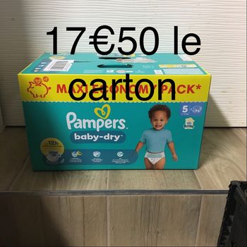 94 couches Pampers baby dry taille 5